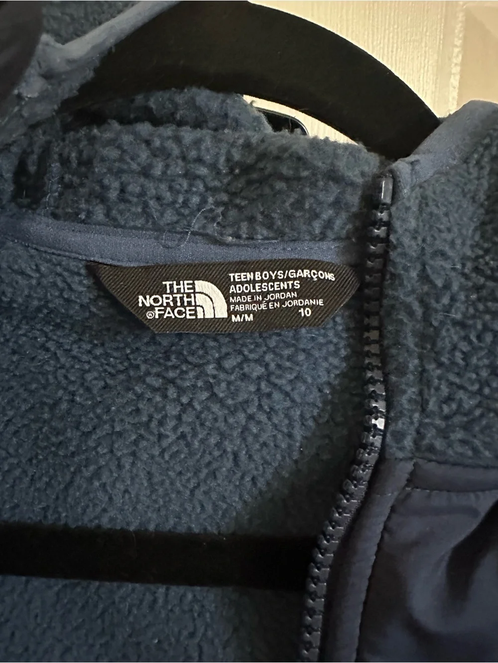 The North Face Kids' Navy Blue Fleece Jacket